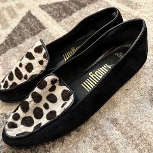 Vintage l.lmagnin ponyhair loafers siz 6 (A19)